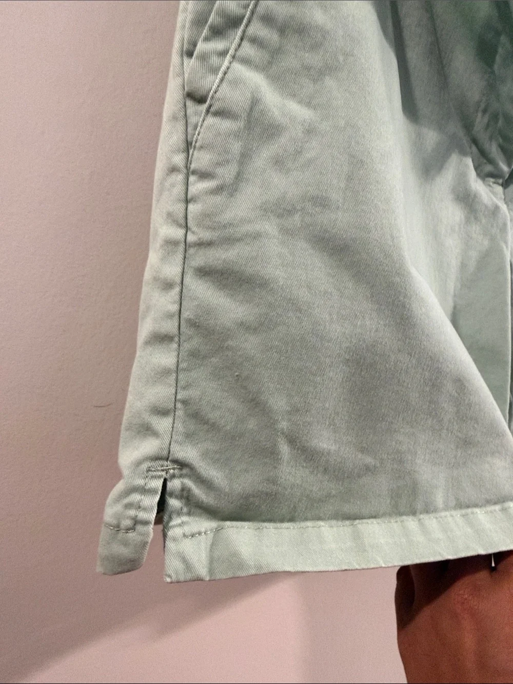 LOFT Light Mint Green Chino Shorts